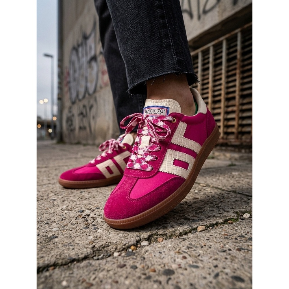 Back 70 Women Sneackers Streetwear Retro Pink Suede Gum Sole EU 38 US 7.5